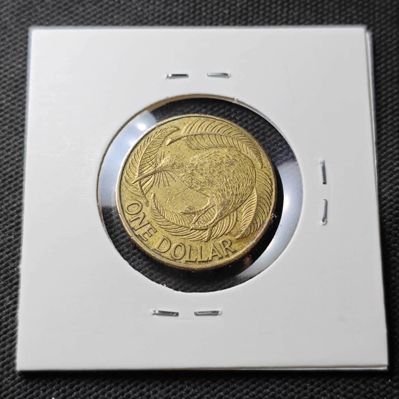 KK钱币收藏小铺  第371场  2月预留时间 周末发货  新西兰1元