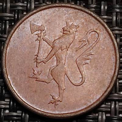 布加迪🐬～世界钱币(上海)🌾第 259 期 /  各国套币和散币 - 挪威🇳🇴 1976年 5奥尔