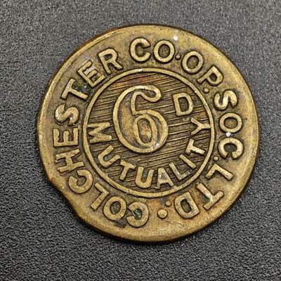 【淘币小摊】限时拍第七百九十七拍  老铜币场  满百包邮可预留两周  周一统一发货  - 英国6便士铜币代币