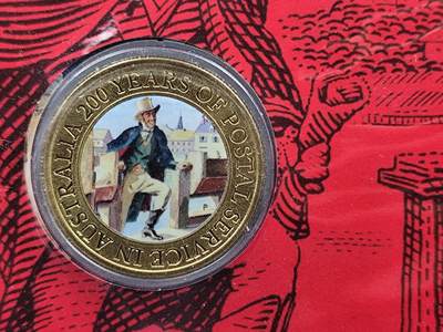 11月13日奖章钱币专场（今晚继续更新） - 澳大利亚邮政百年纪念币 原卡册