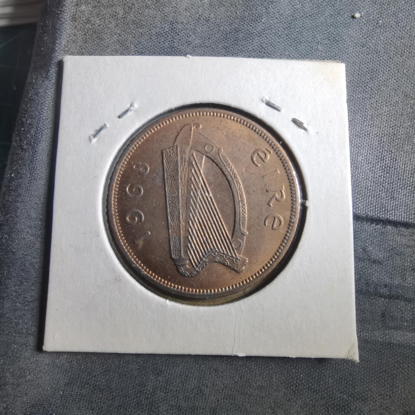 沼泽如烟--第906场 爱尔兰1968年1便士