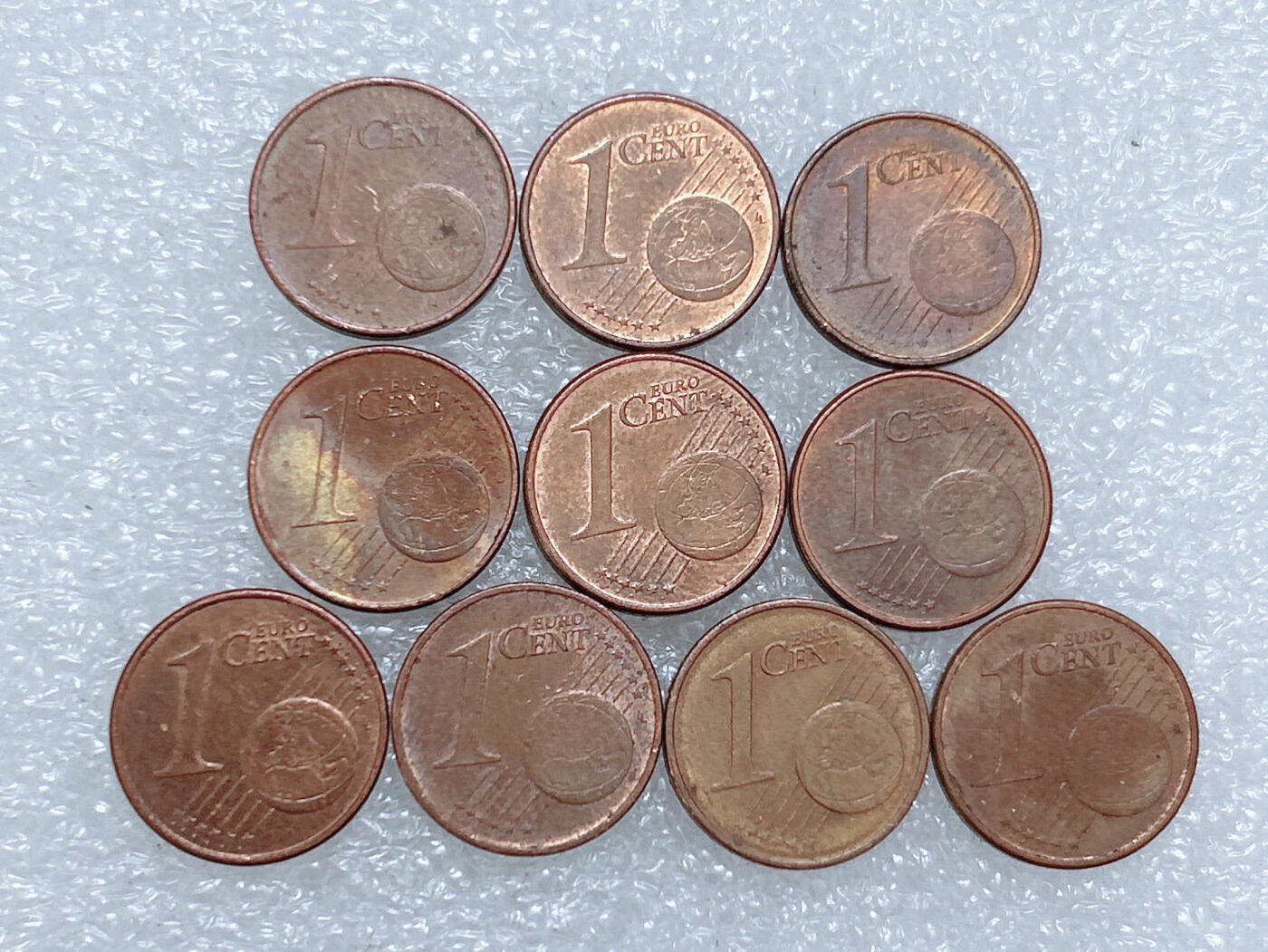 第一海外回流一元起拍收藏 散集专场  第267期 欧盟德国1欧分硬币 10枚