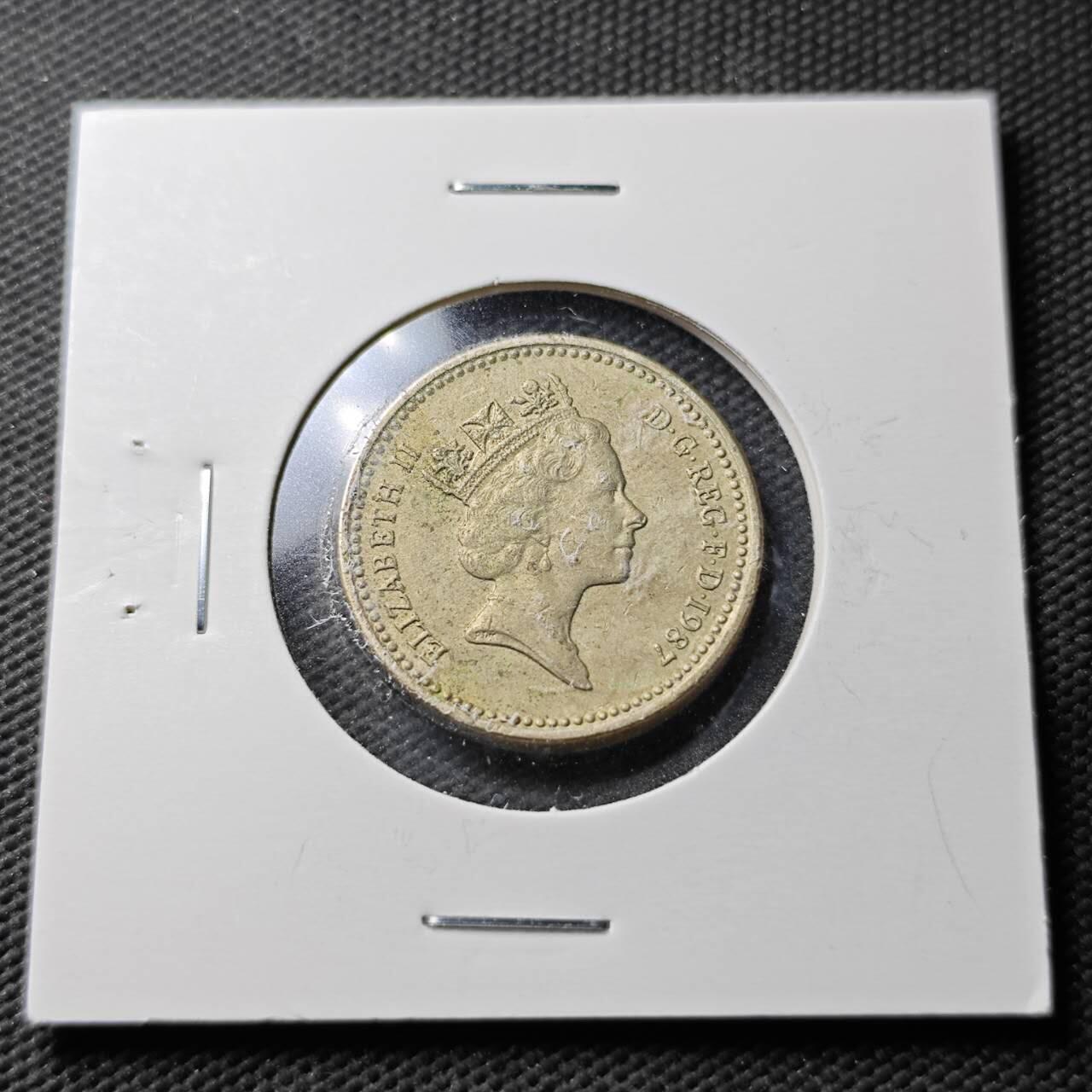 KK钱币收藏小铺  第371场  2月预留时间 周末发货  英国1镑