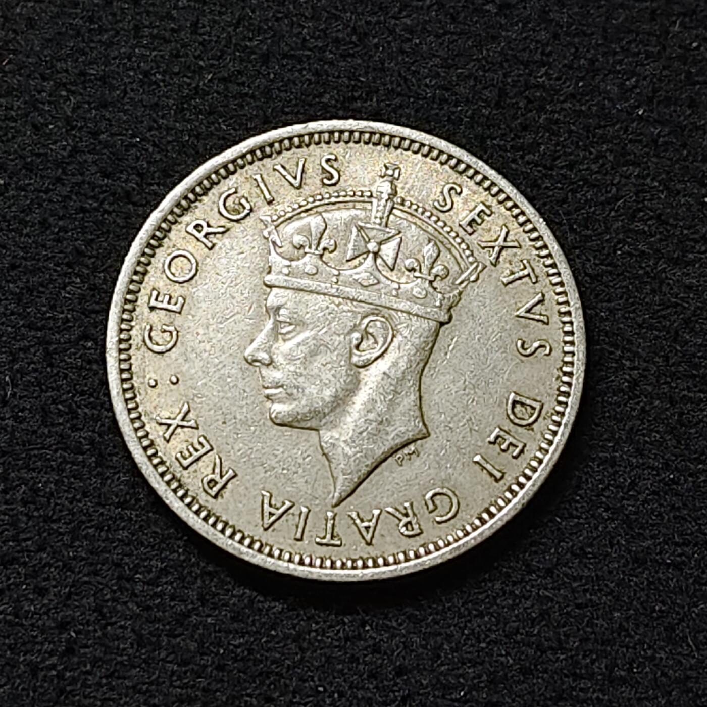 【全场包邮】纯粹捡漏拍478场（免费代拍第15场） 英属塞浦路斯1949年乔治六世1先令