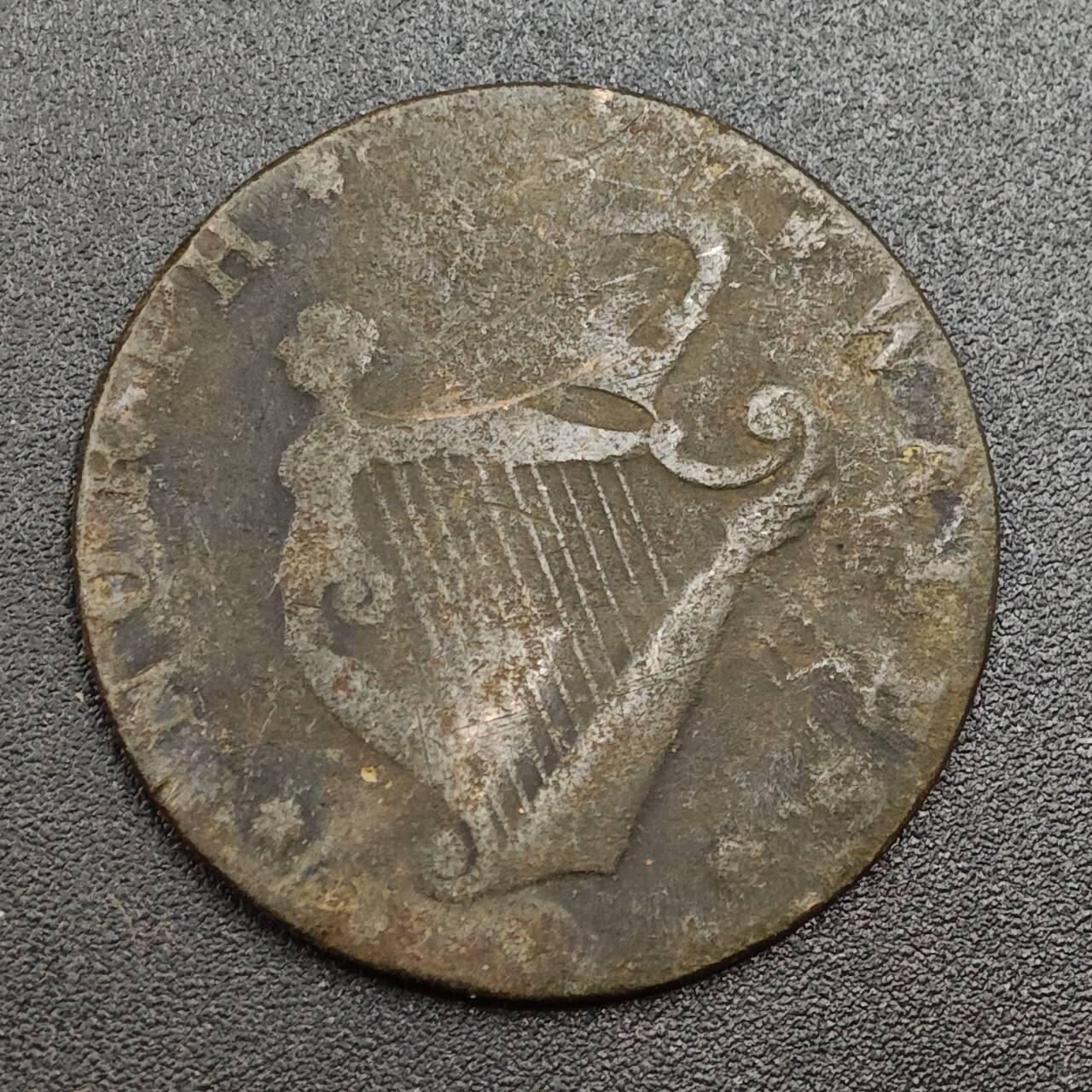 【淘币小摊】限时拍第七百九十七拍  老铜币场  满百包邮可预留两周  周一统一发货  爱尔兰半便士铜币