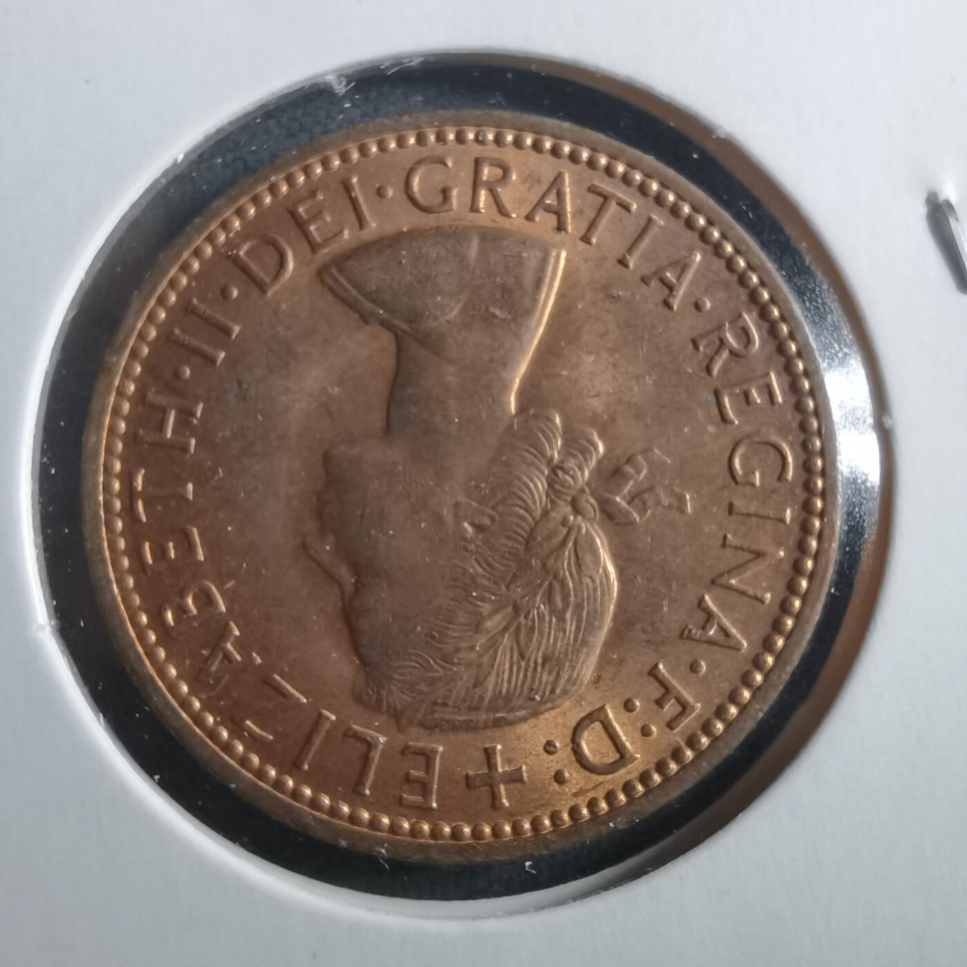 沼泽如烟--第906场 英国1967年半便士