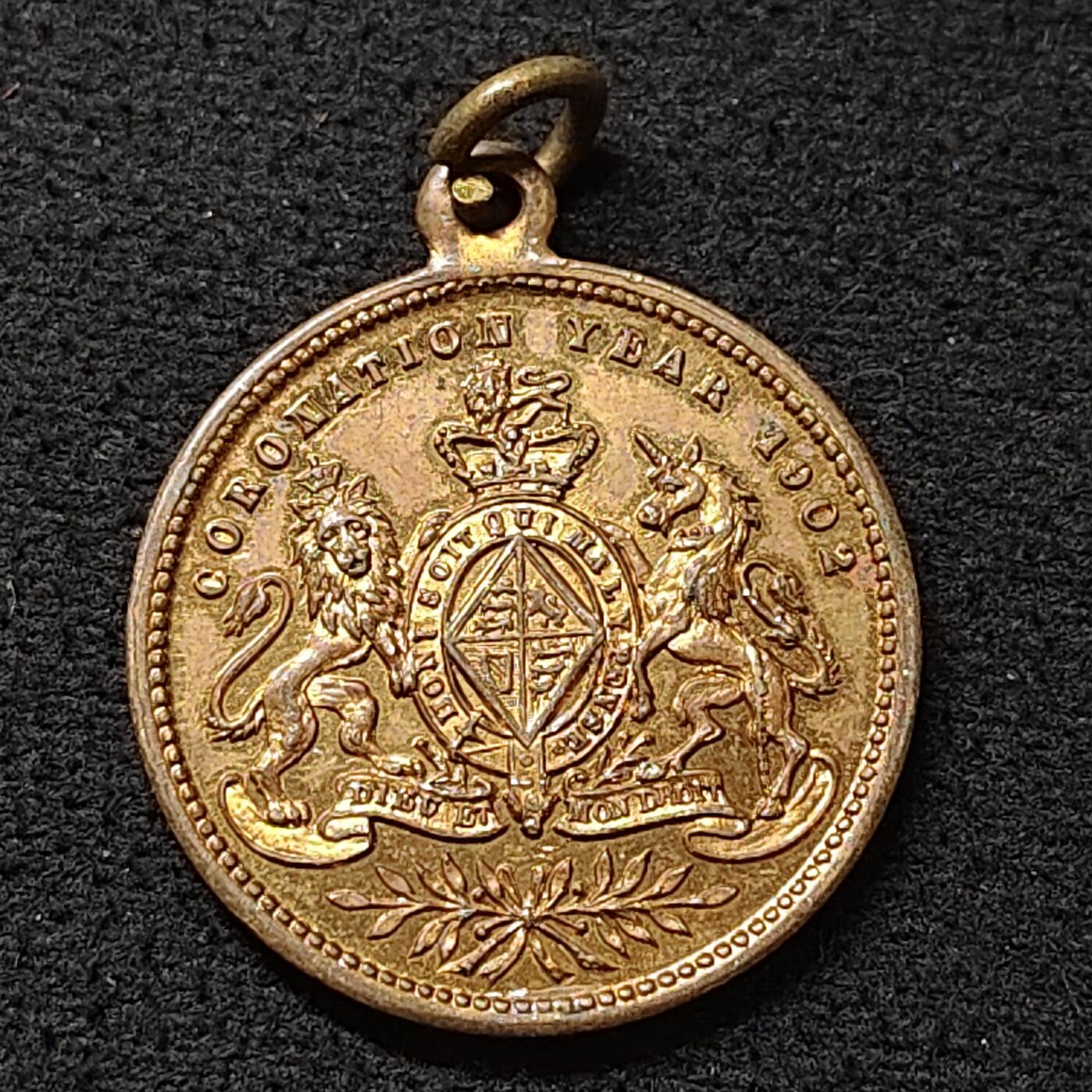 【全场包邮】纯粹捡漏拍478场（免费代拍第15场） 【纪念章】英国1902年爱德华七世登基纪念章