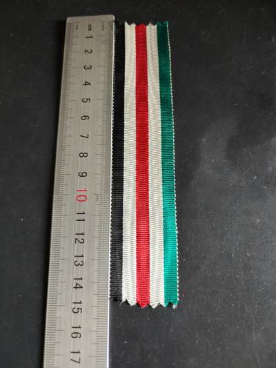 老王徽章第163期 13-15日三场连拍 16日统一发货  13、14日结束后可寄存 -  德三北非战役奖章绶带    15cm