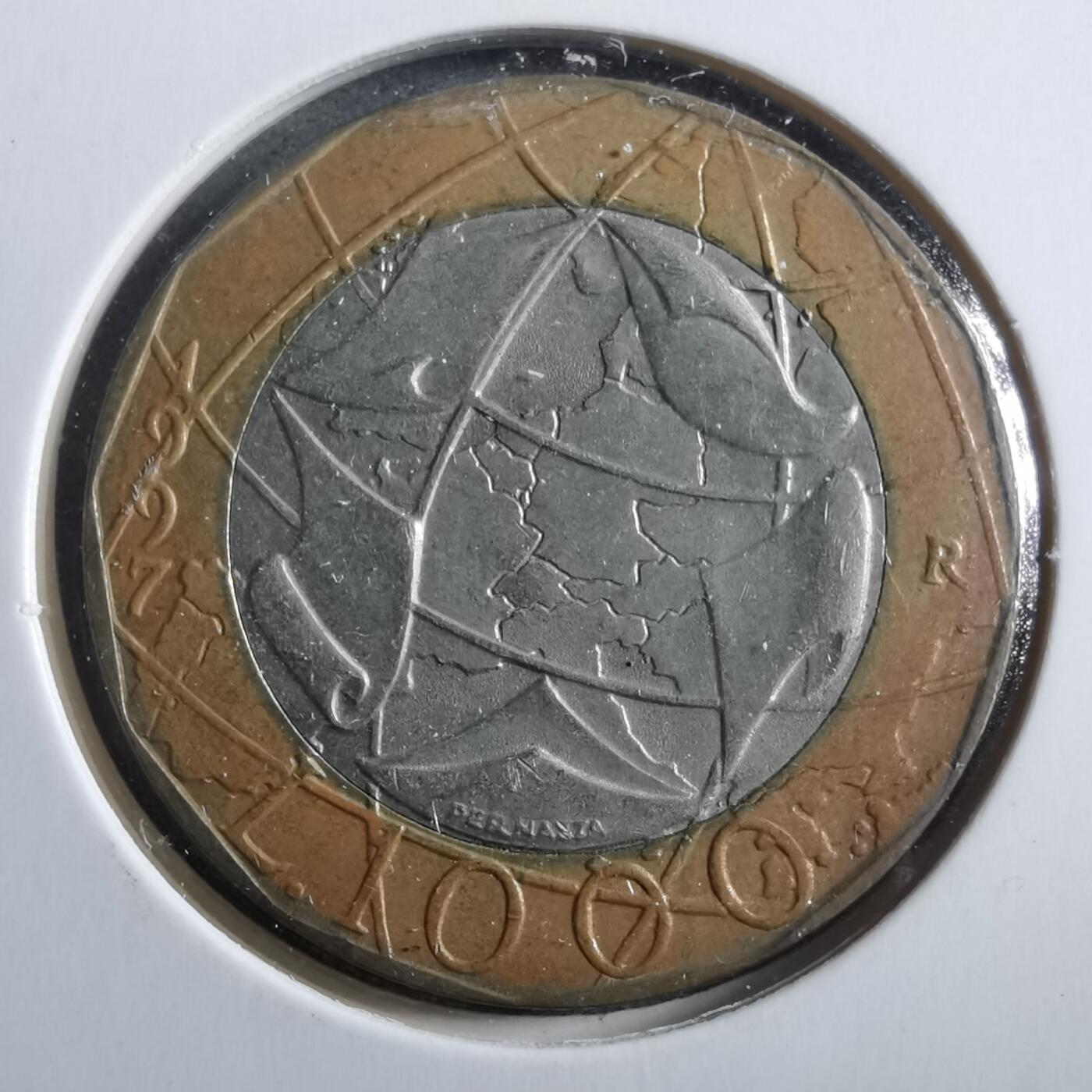 沼泽如烟--第906场 意大利1997年1000里拉