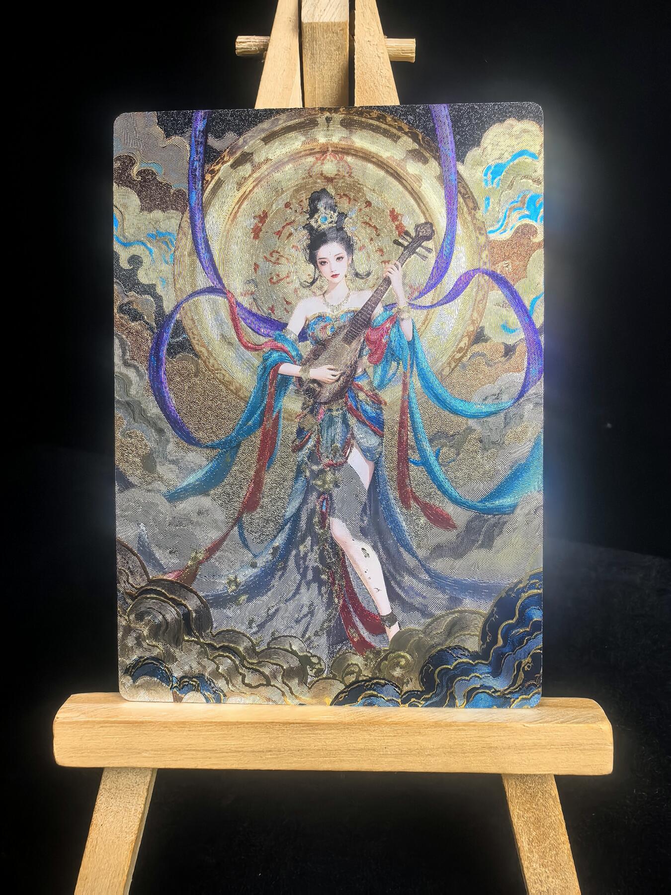 无佣金 不寄存 不收拍 链接少 我只是一个小小的卡牌收藏玩家   需要多宫大佬请私聊 部分卡牌设有底价（不想玩的那么累，即使有底价也会比市场价便宜的多，懂的自然懂） 拒绝小号抬价 大家放心拍 所有拍品部分套有卡膜 部分卡牌多宫 自制卡牌 不包厂瑕 放大镜 品控 勿拍 流拍商品会循环 感谢大家支持 留个关注 不定时上新 谢谢 奇点卡牌 敦煌飞天粗闪