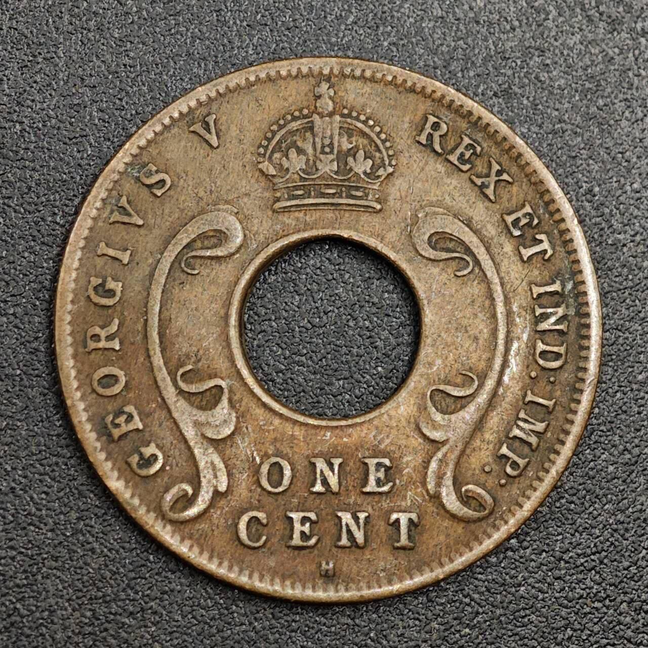 【淘币小摊】限时拍第七百九十七拍  老铜币场  满百包邮可预留两周  周一统一发货  英属东非1924年乔治五世一分铜币