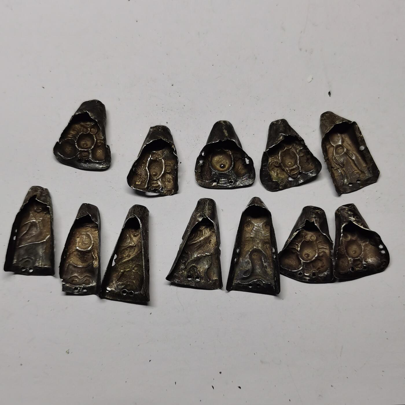 藏珍品阁专场80期 清代老银寿星佛公等，按现在老银价都得几百元