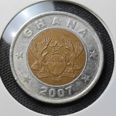 KK钱币收藏小铺  第371场  2月预留时间 周末发货 -  加纳1塞地