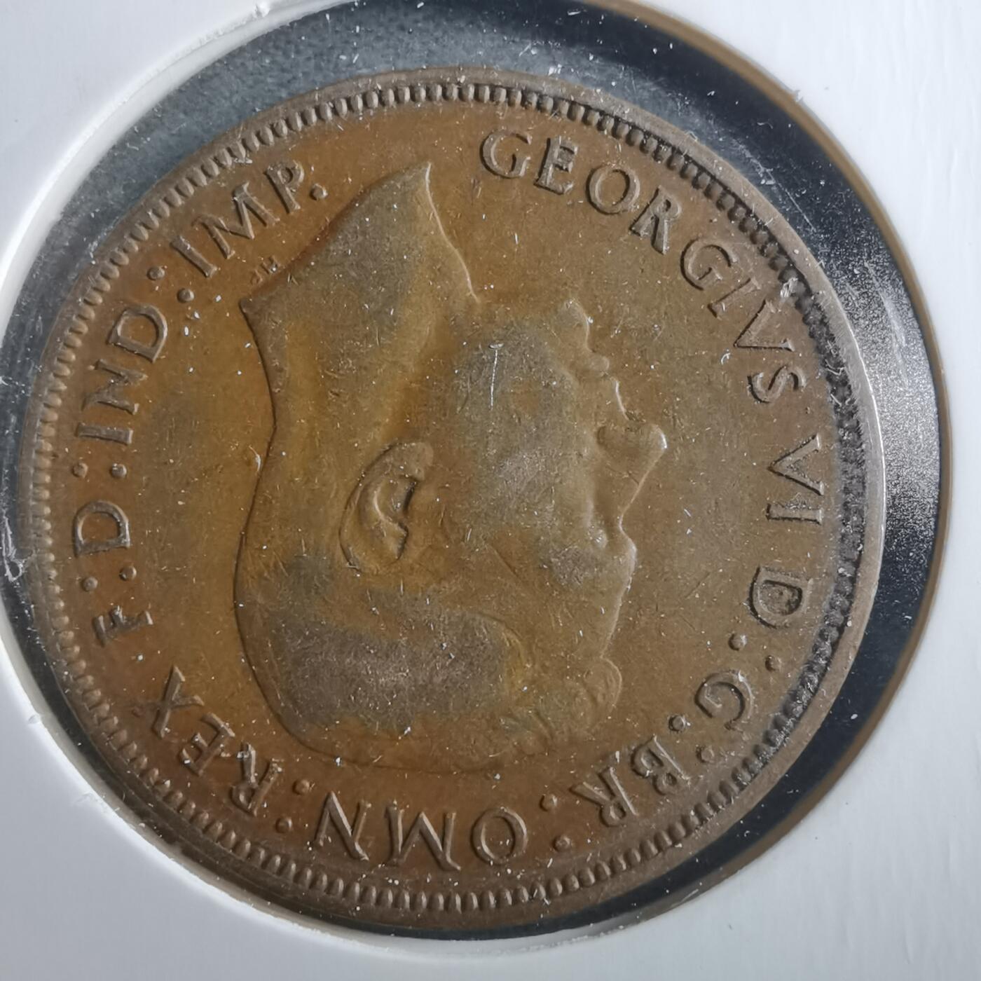 沼泽如烟--第906场 英国1947年1便士