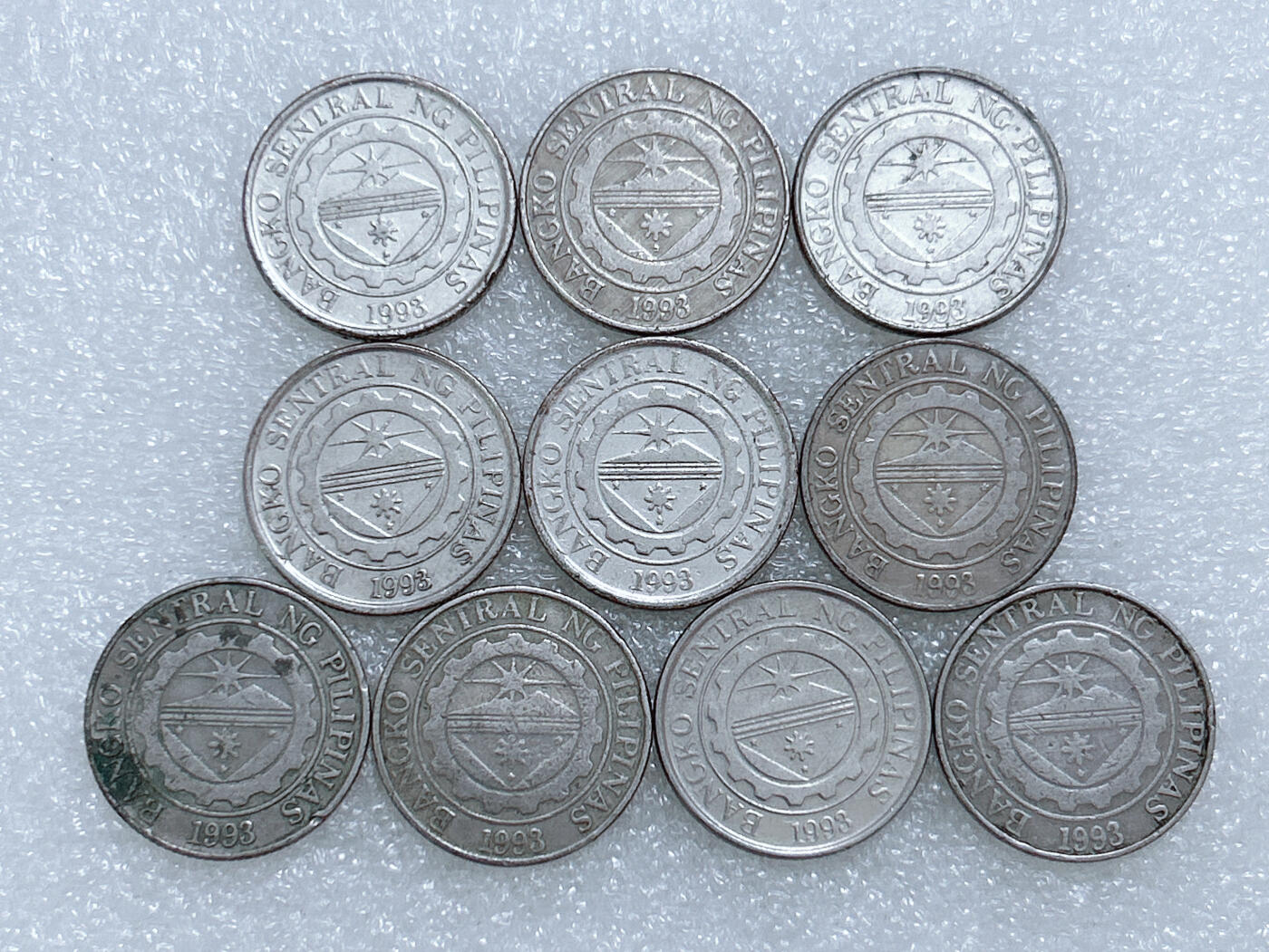 第一海外回流一元起拍收藏 散集专场  第267期 菲律宾1比索硬币 10枚