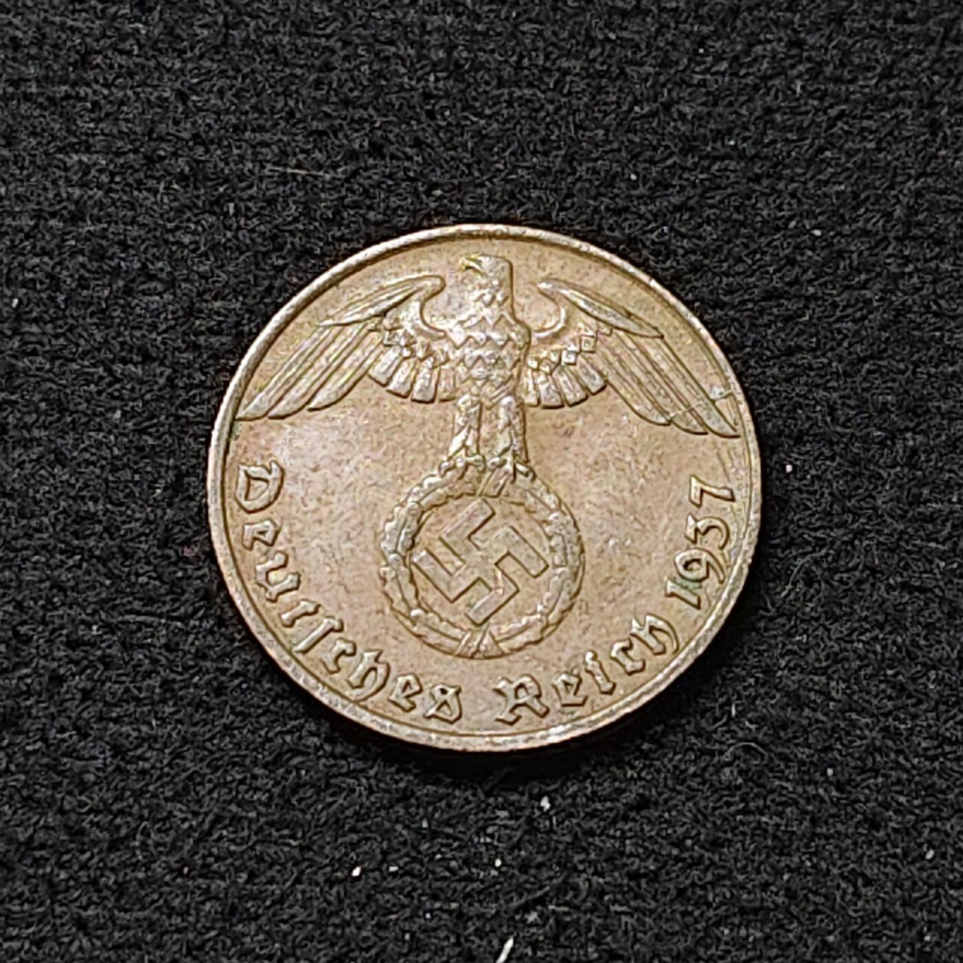 【全场包邮】纯粹捡漏拍478场（免费代拍第15场） 德国第三帝国1937年G厂1芬妮