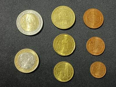 【游宝拍卖】乙巳蛇年90期 全场包邮 第三季收官场 - 奥地利🇦🇹欧元 2002年