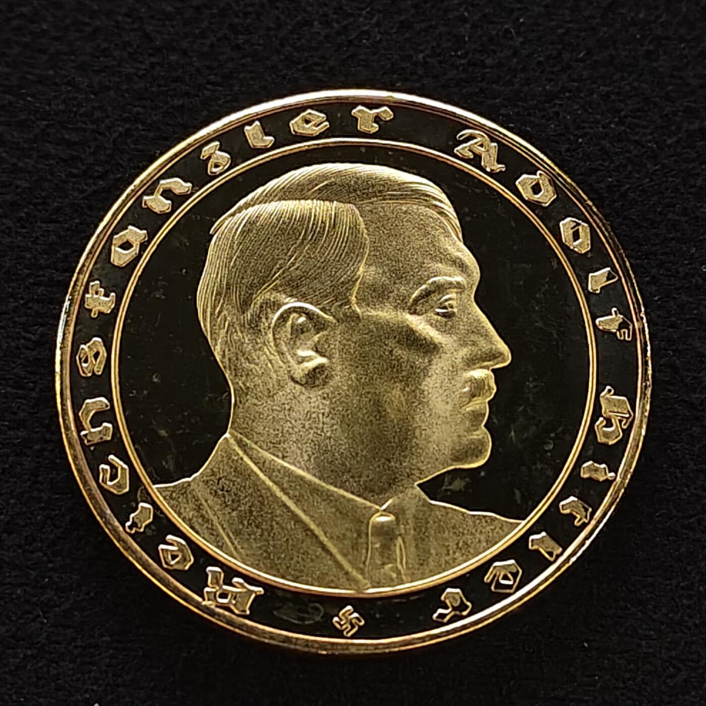 【全场包邮】纯粹捡漏拍478场（免费代拍第15场） 【纪念章】德国第三帝国1933年海特勒鹰头精制纪念铜章