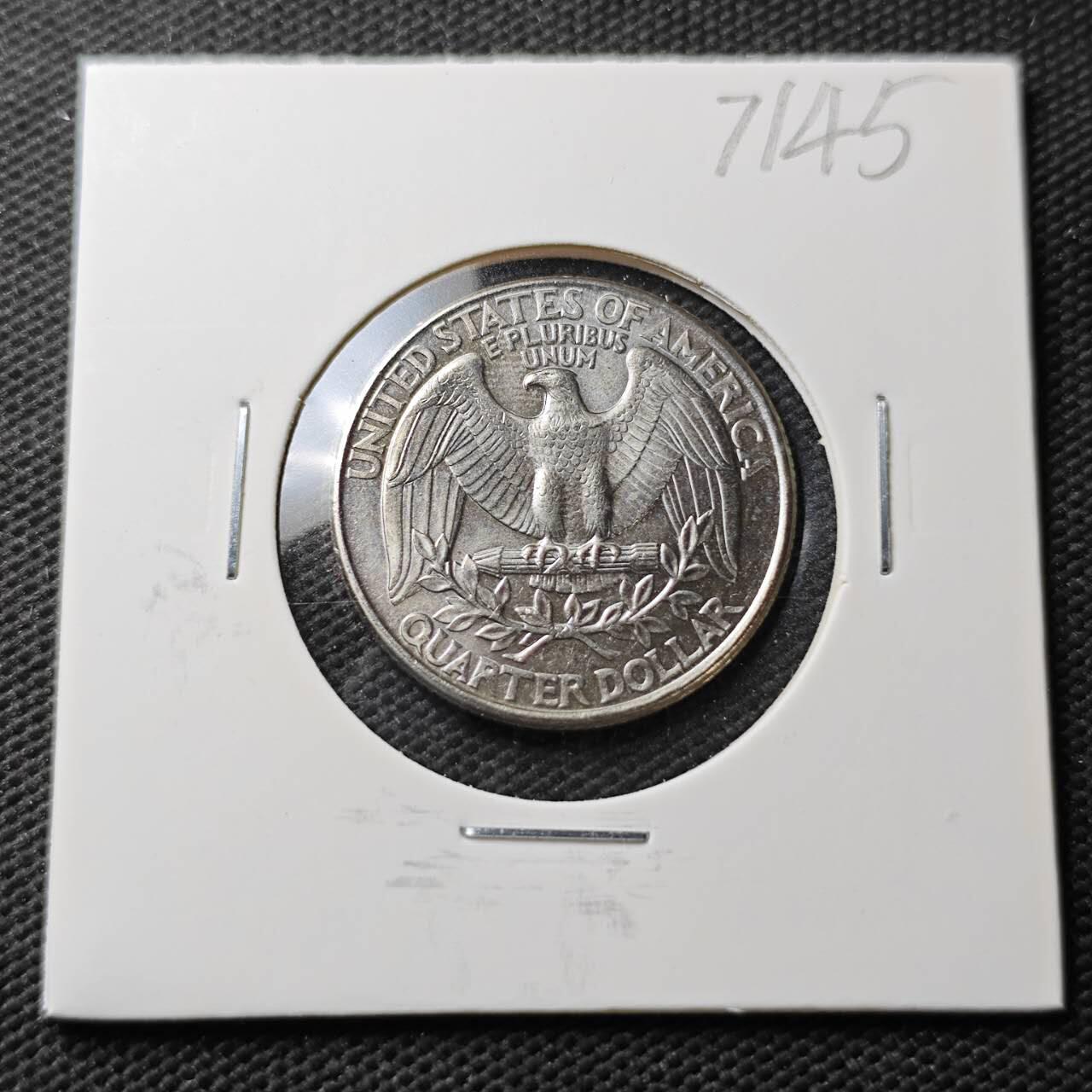 KK钱币收藏小铺  第371场  2月预留时间 周末发货  1996美国25分 好品