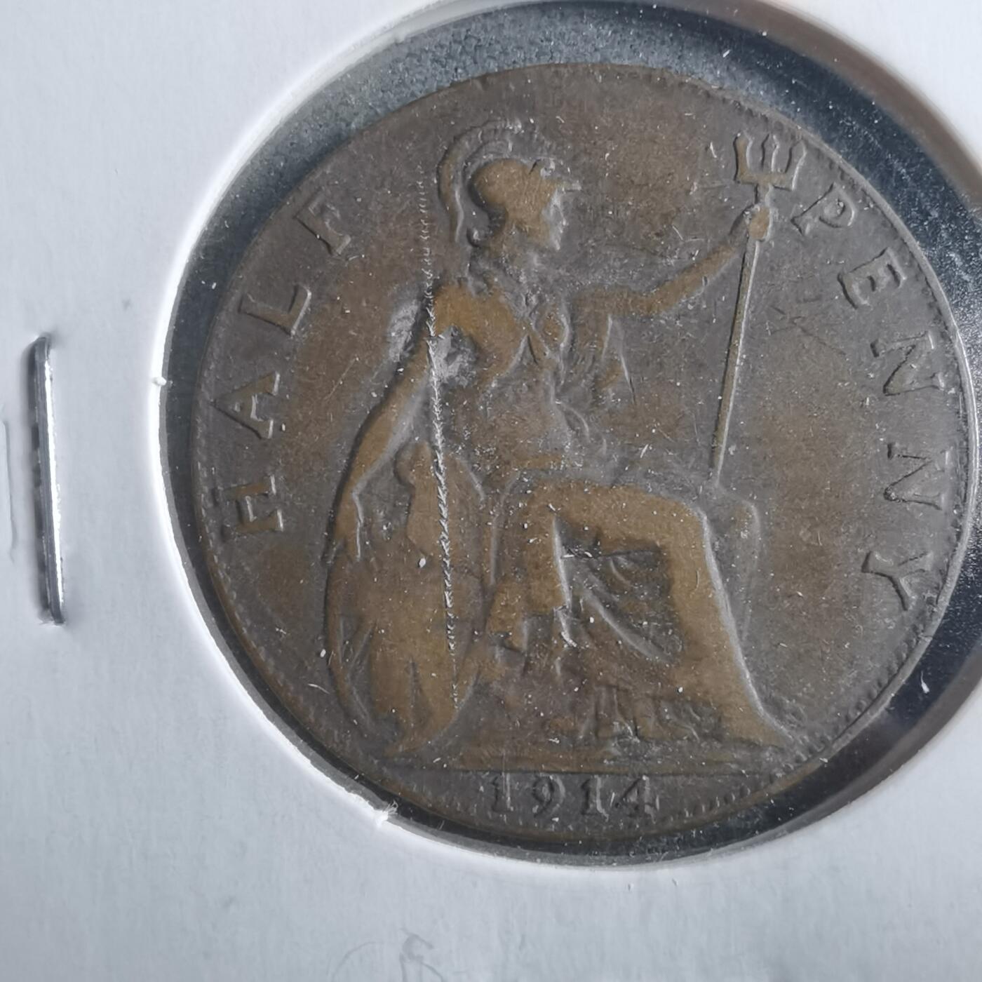 沼泽如烟--第906场 英国1914年半便士