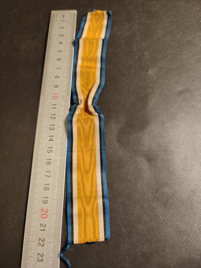 老王徽章第163期 13-15日三场连拍 16日统一发货  13、14日结束后可寄存 - 英国一战纪念章绶带       22cm