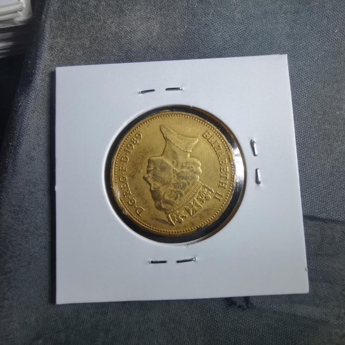 沼泽如烟--第906场 英国1989年2便士