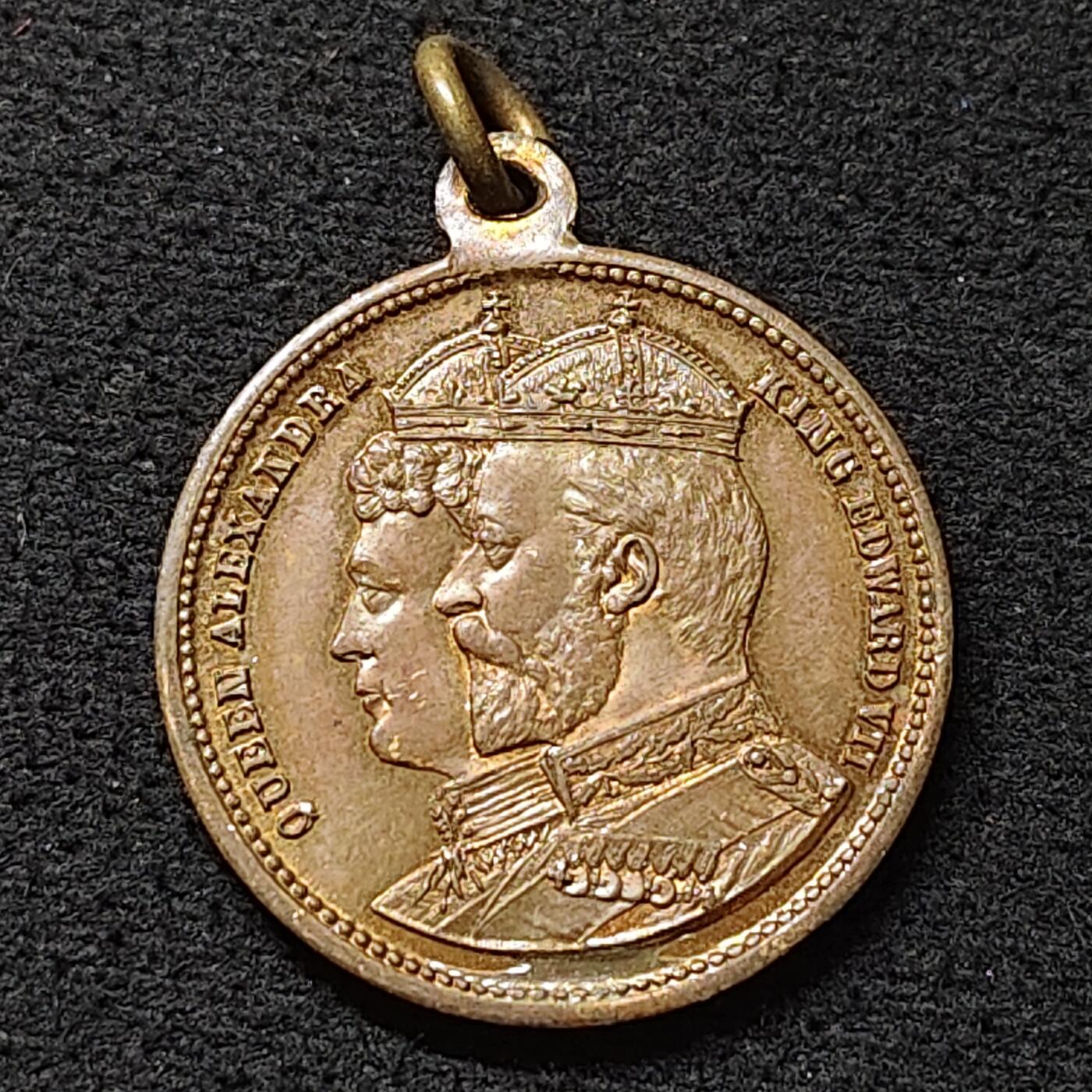 【全场包邮】纯粹捡漏拍478场（免费代拍第15场） 【纪念章】英国1902年爱德华七世登基纪念章