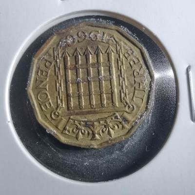 沼泽如烟--第906场 - 英国1966年3便士