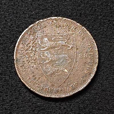 【全场包邮】纯粹捡漏拍478场（免费代拍第15场） - 泽西1888年维多利亚女王1/24先令铜币