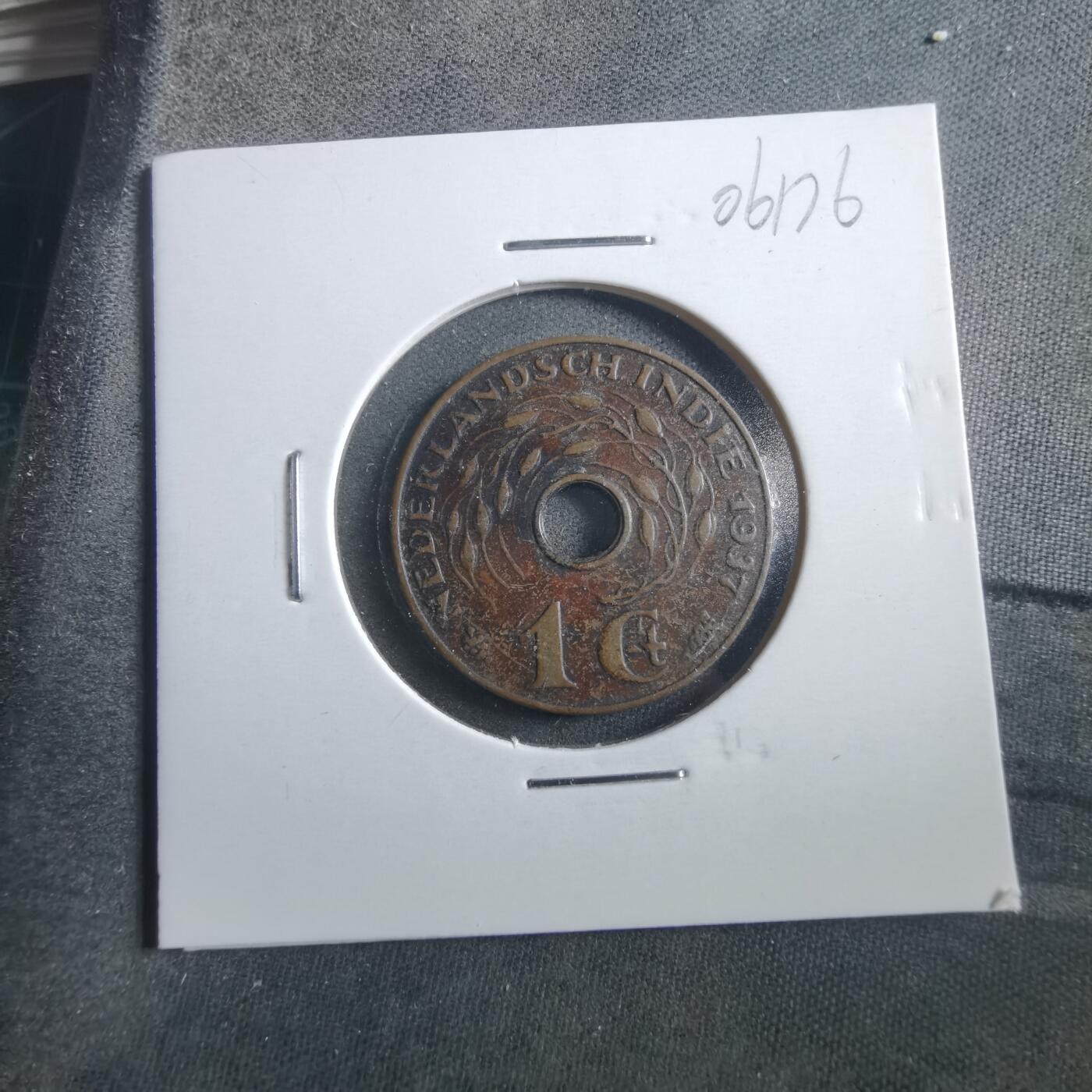 沼泽如烟--第906场 荷属东印度1937年一分