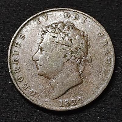 【全场包邮】纯粹捡漏拍478场（免费代拍第15场） - 英国1827年乔治四世1便士铜币