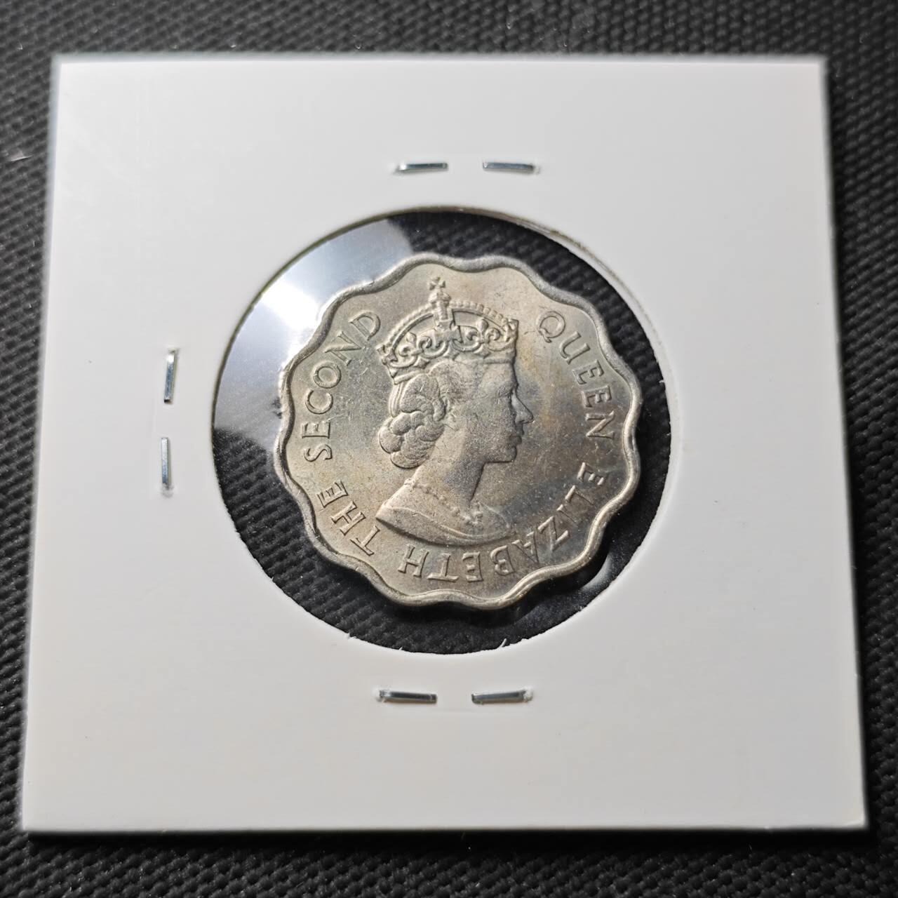 KK钱币收藏小铺  第371场  2月预留时间 周末发货  1969英属毛里求斯10分