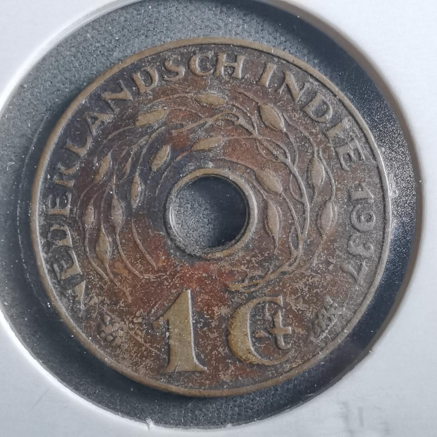 沼泽如烟--第906场 荷属东印度1937年一分