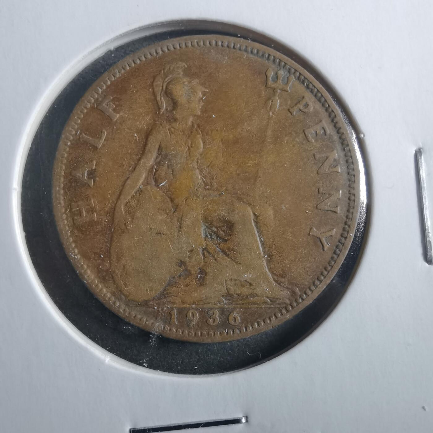 沼泽如烟--第906场 英国1936年半便士