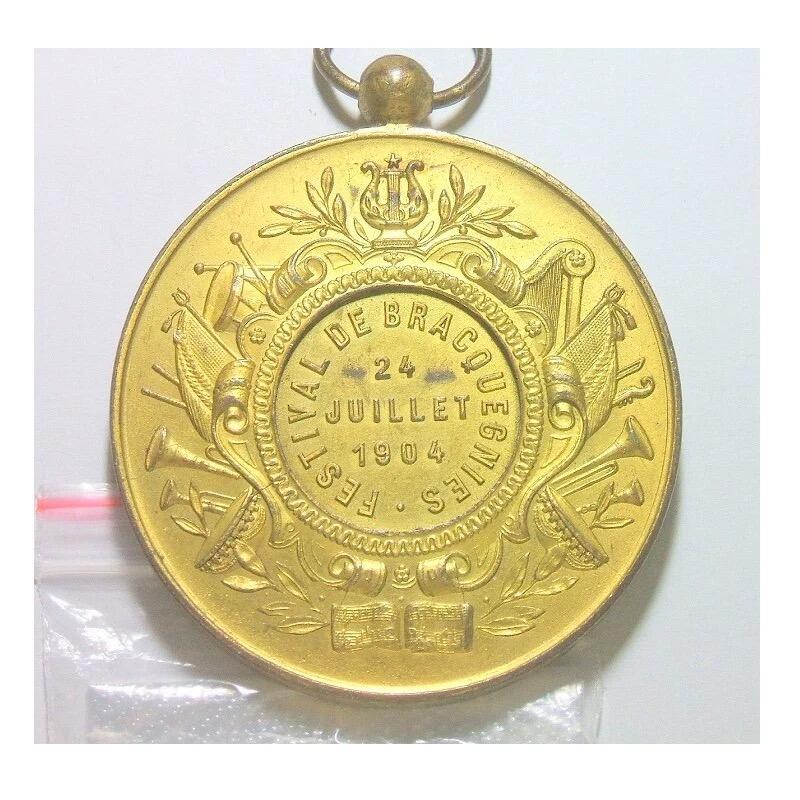 比利时1904年 利奥波德二世高浮雕精制大镀金章 50MM