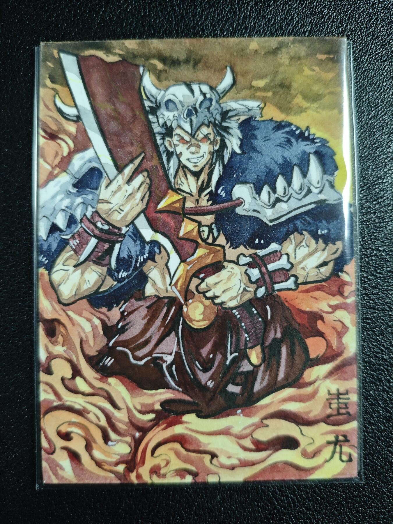 天玑星卡拍第140期《11.20周四截拍》持续收拍收评中 满赠卡需备注 【手绘卡】Rubick 蚩尤 手绘卡