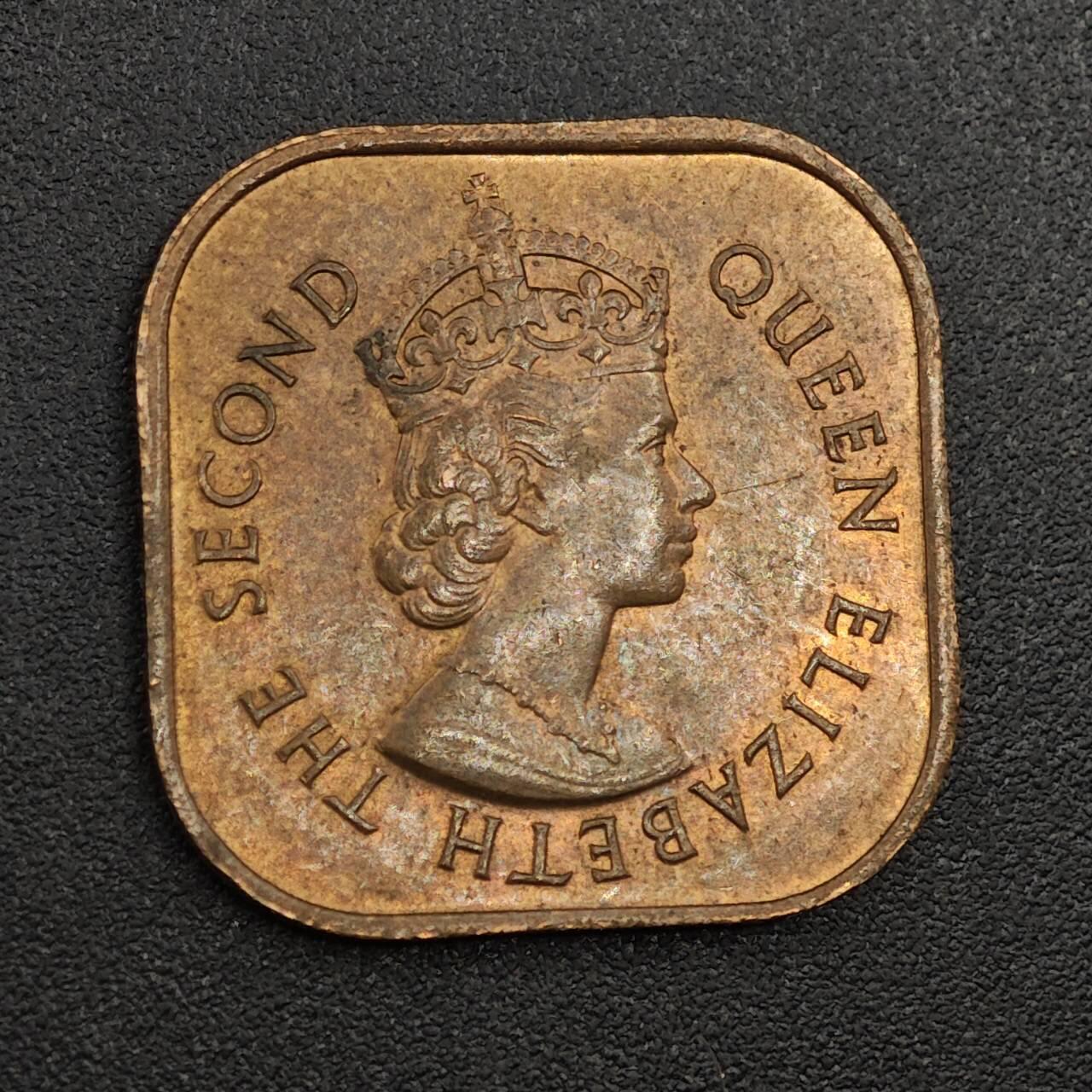 【淘币小摊】限时拍第七百九十七拍  老铜币场  满百包邮可预留两周  周一统一发货  马来亚1956年一分铜币