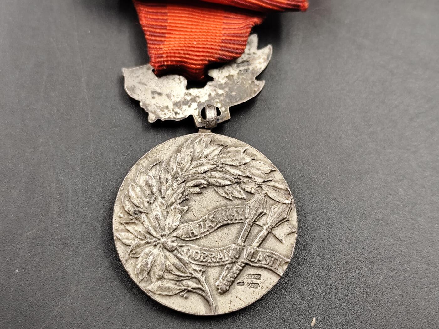 11月13日奖章钱币专场（今晚继续更新） 捷克斯洛伐克 祖国解放银质奖章925银质