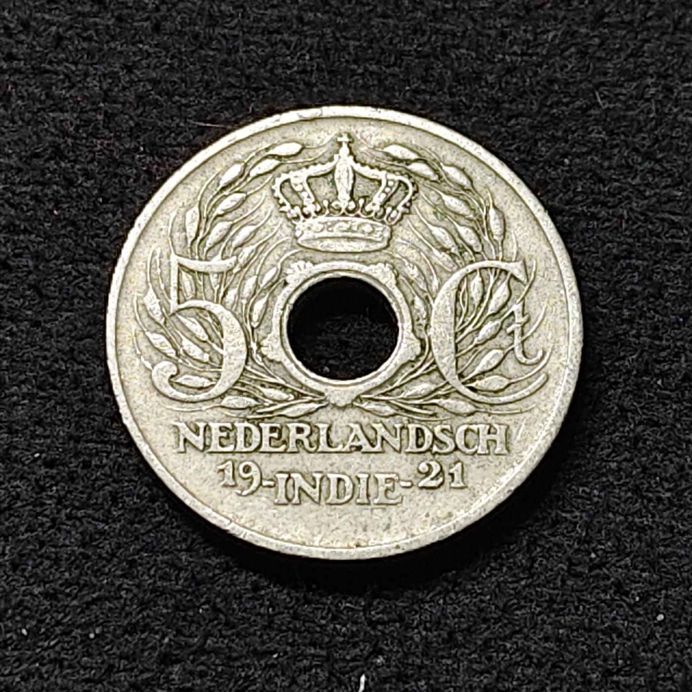 【全场包邮】纯粹捡漏拍478场（免费代拍第15场） 荷属东印度1921年5分