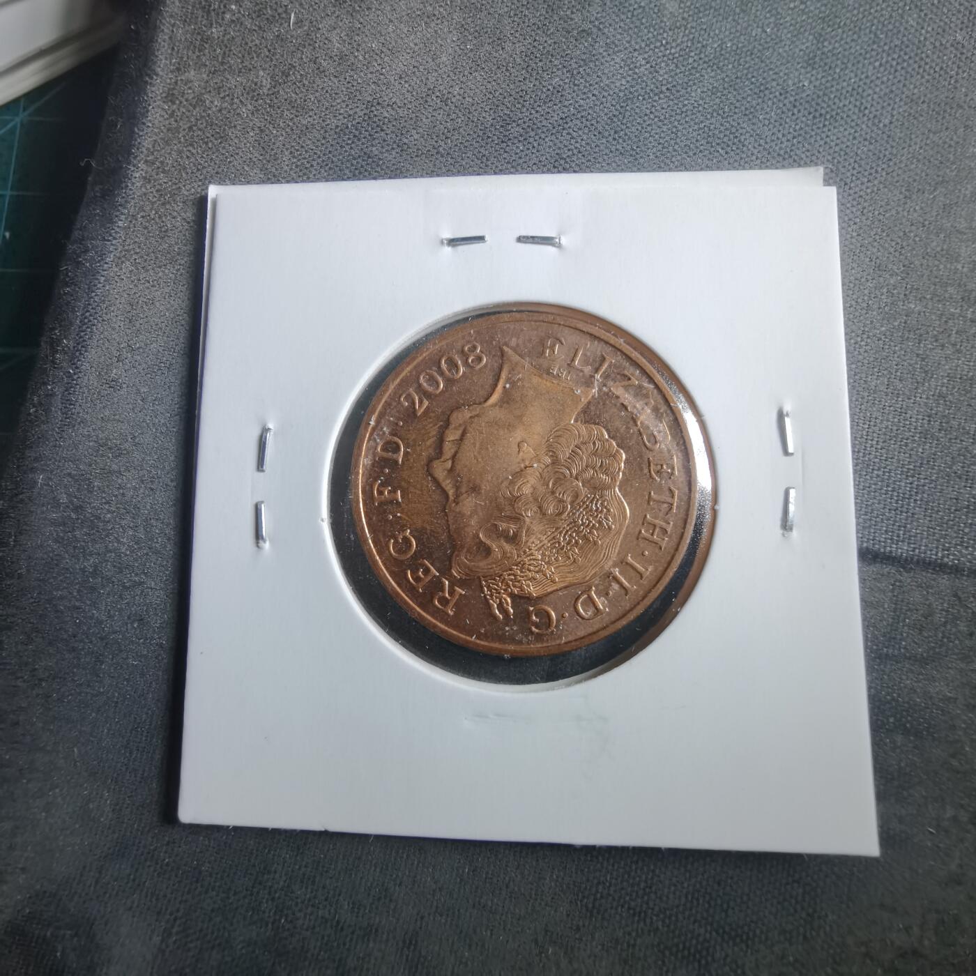 沼泽如烟--第906场 英国2008年2便士