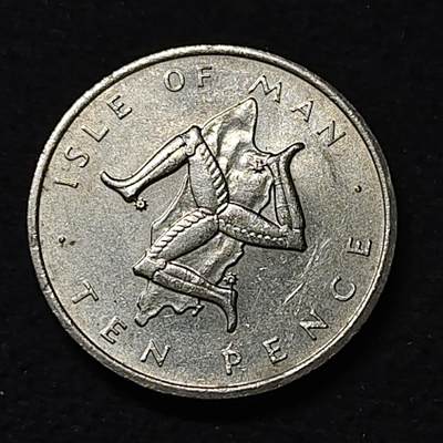 【全场包邮】纯粹捡漏拍478场（免费代拍第15场） - 马恩岛1976年10便士