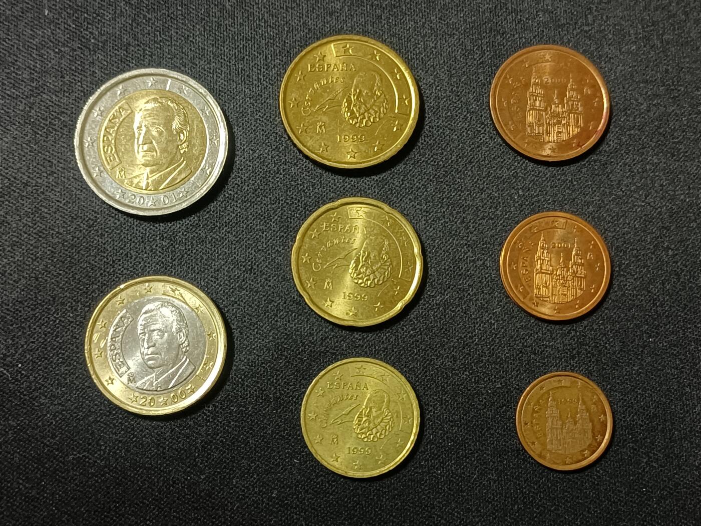 【游宝拍卖】乙巳蛇年90期 全场包邮 第三季收官场 西班牙🇪🇸欧元 1999-2001年