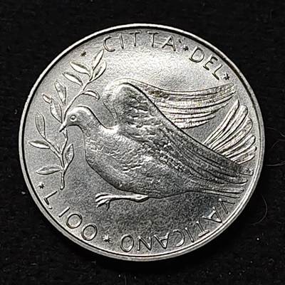 【全场包邮】纯粹捡漏拍478场（免费代拍第15场） - 梵蒂冈1973年100里拉