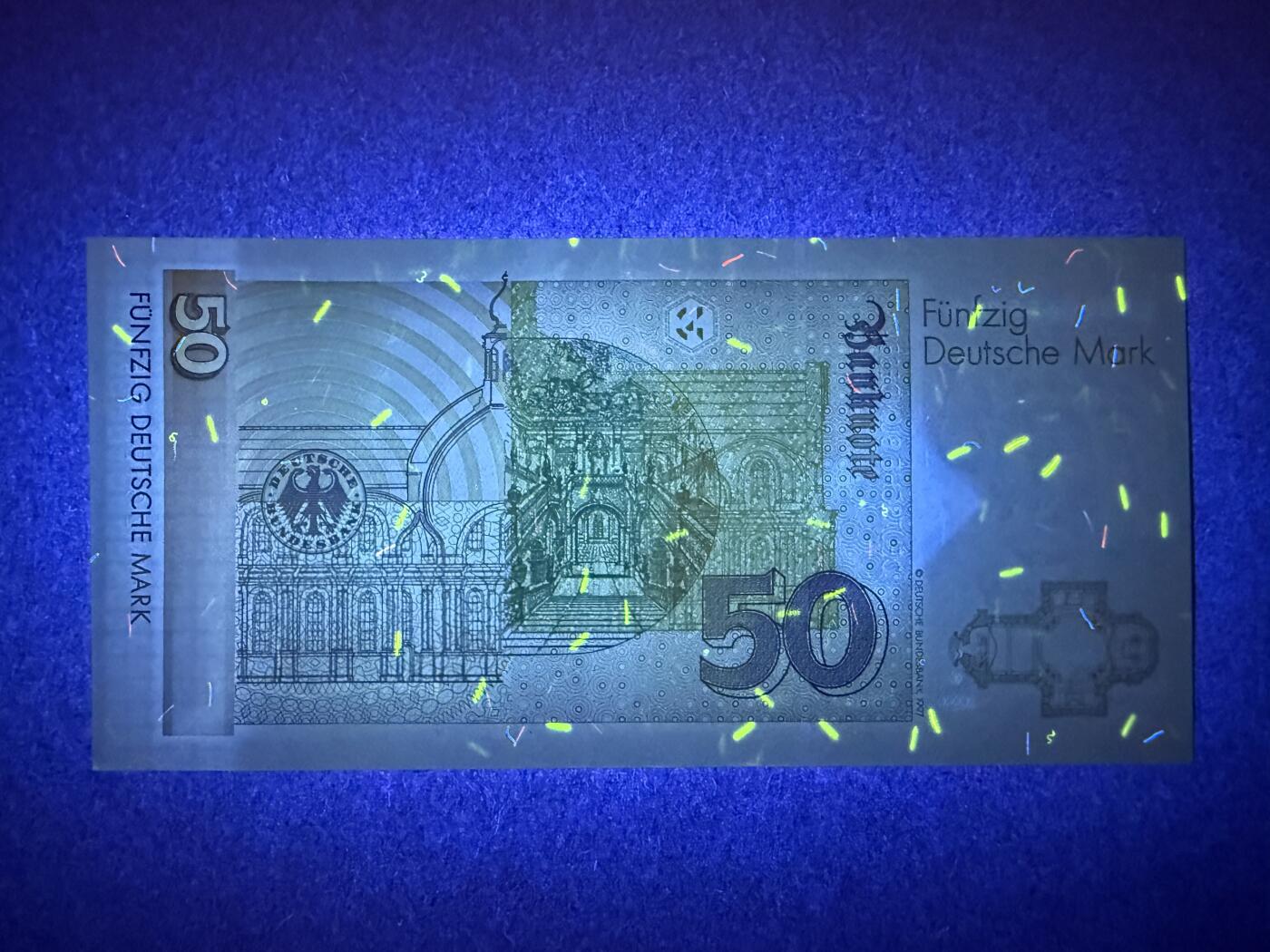 《艾美收藏》第220期-11.16周日外币畅拍场 德国50马克 UNC 1996年全息版 德国建筑师纽曼