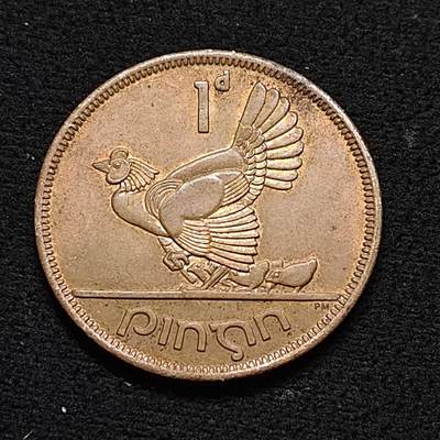 【全场包邮】纯粹捡漏拍478场（免费代拍第15场） - 爱尔兰1965年1便士铜币