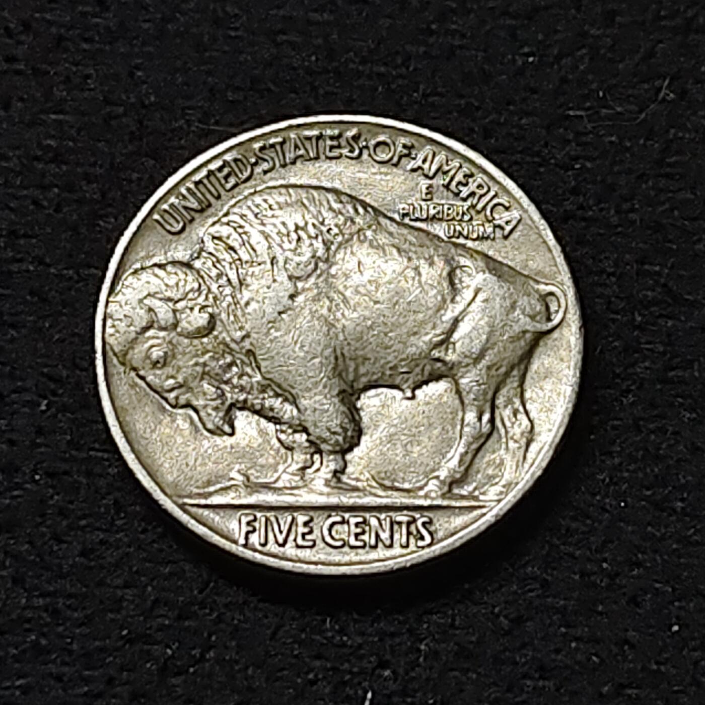 【全场包邮】纯粹捡漏拍478场（免费代拍第15场） 美国1936年极美品相野牛5分