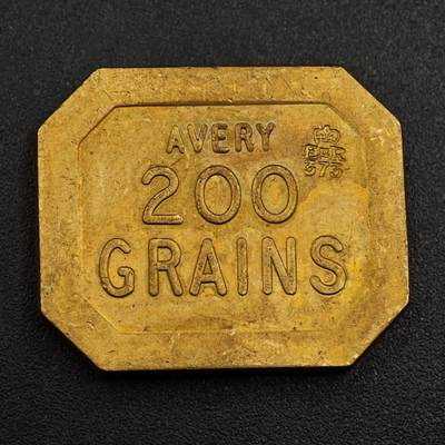 【淘币小摊】限时拍第七百九十七拍  老铜币场  满百包邮可预留两周  周一统一发货  - 英国200GRAINS筹码代币