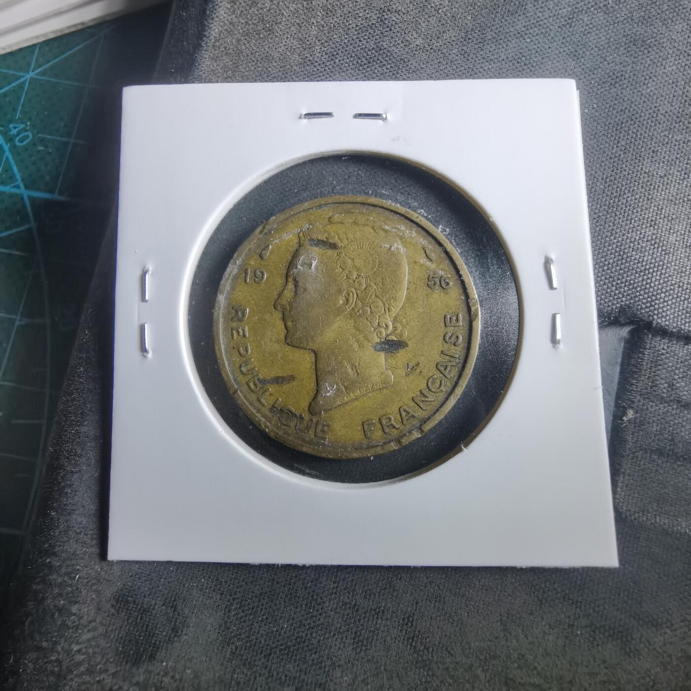 沼泽如烟--第906场 法属西非1956年25法郎