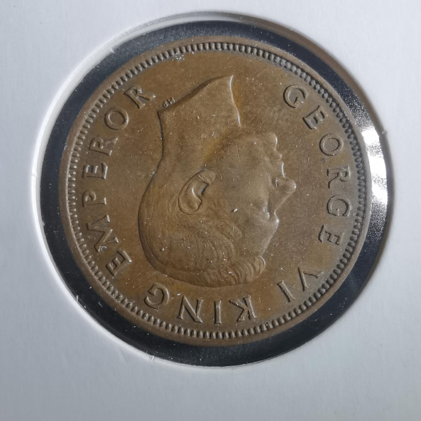 沼泽如烟--第906场 新西兰1941年半便士