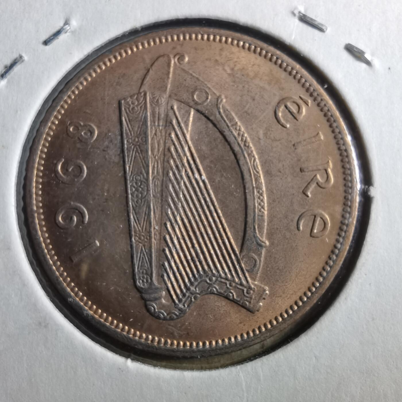 沼泽如烟--第906场 爱尔兰1968年1便士